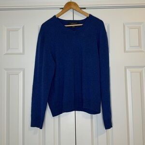 The Men’s Store Bloomingdales Blue Cashmere Sweater L